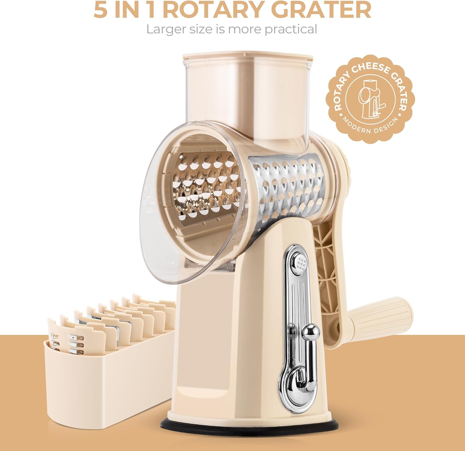 5-in-1 Food Chopper & Grater