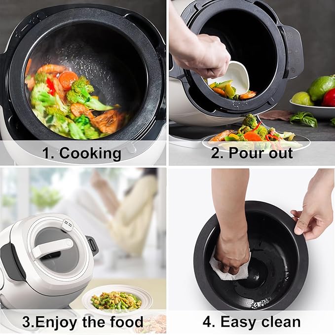 Smart 360° Automatic Cooking Machine