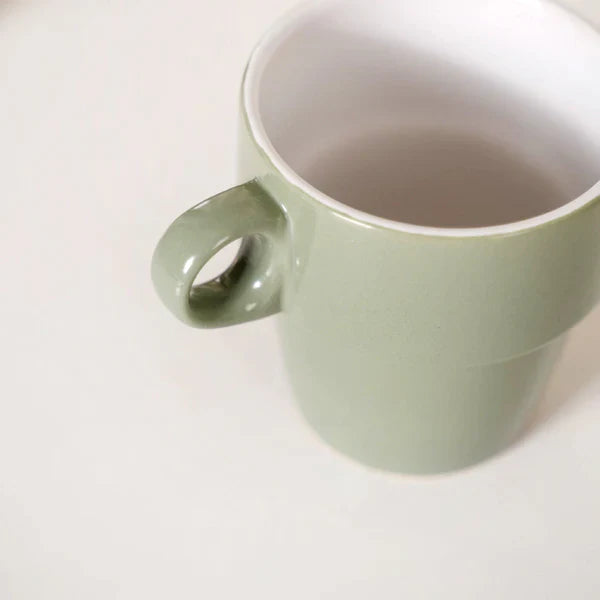 6-Piece Stackable Ceramic Espresso Cups