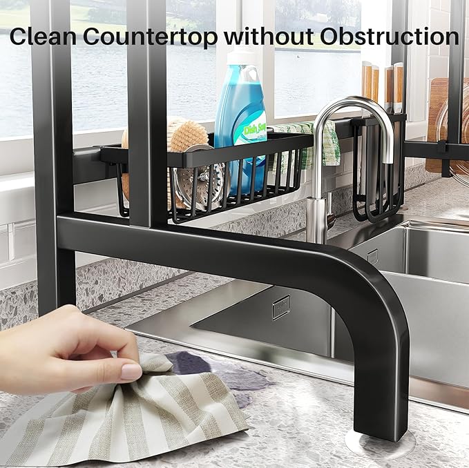 Over-the-Sink Dish Drying Rack
