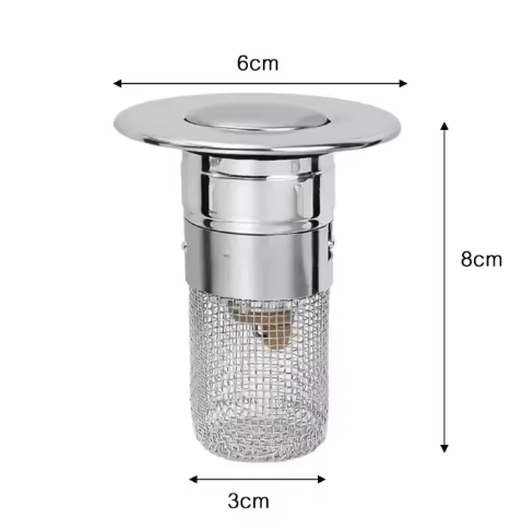 Sink Strainer Pop-Up Drain Filter (Set of 3)
