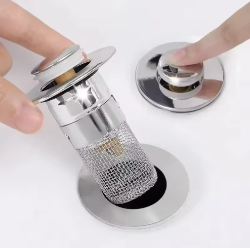 Sink Strainer Pop-Up Drain Filter (Set of 3)
