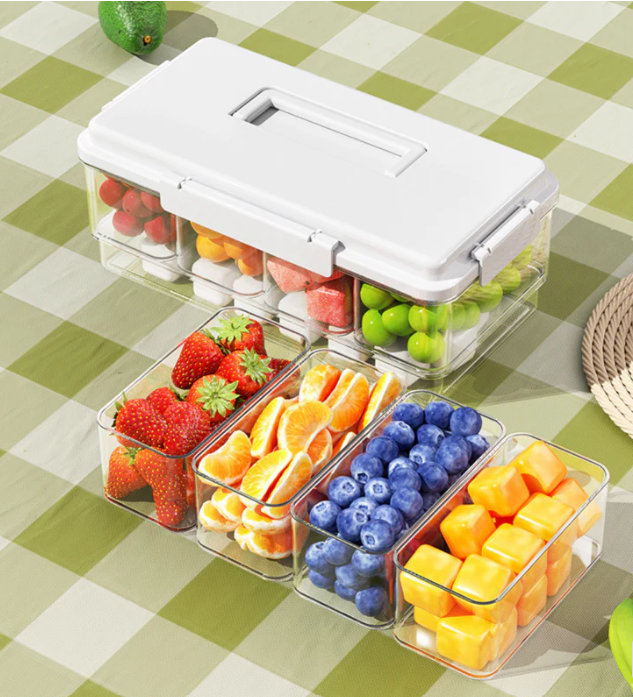 Multi-Functional Portable Ice Cube Lunch Box