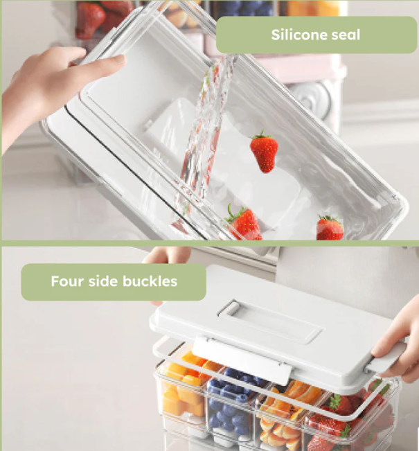 Multi-Functional Portable Ice Cube Lunch Box