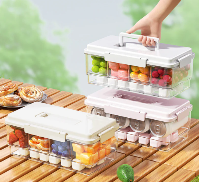 Multi-Functional Portable Ice Cube Lunch Box