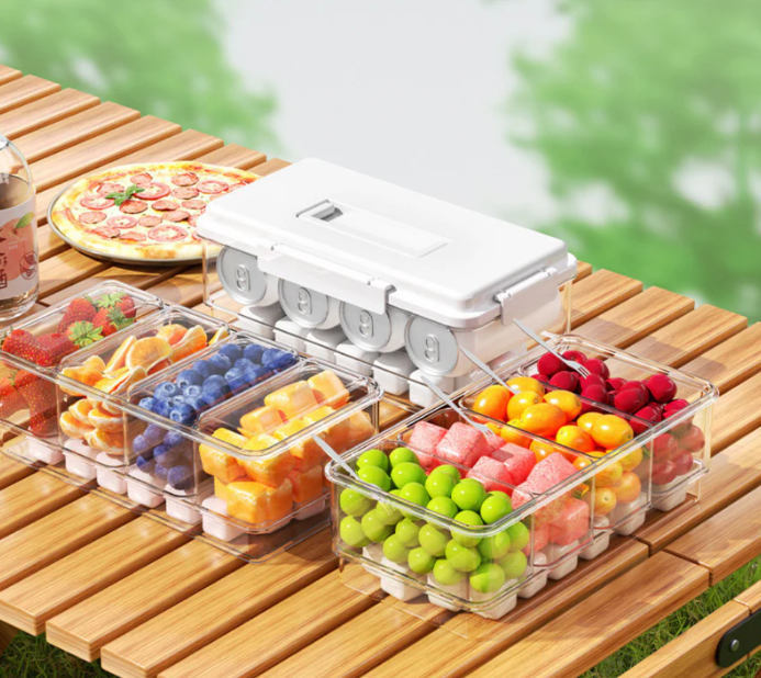 Multi-Functional Portable Ice Cube Lunch Box