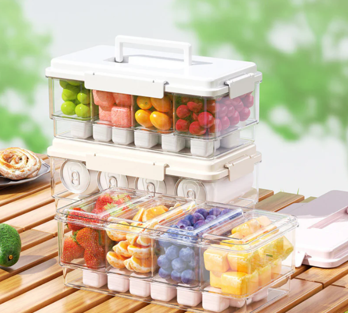 Multi-Functional Portable Ice Cube Lunch Box