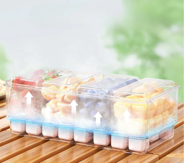 Multi-Functional Portable Ice Cube Lunch Box