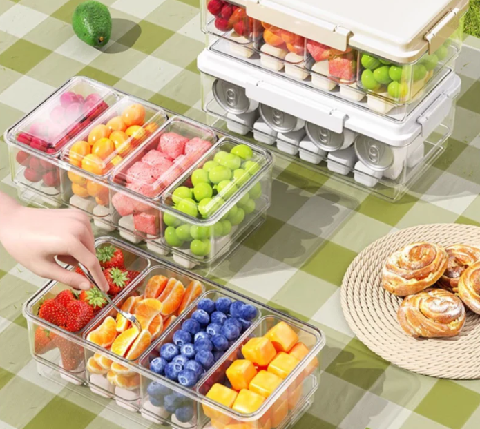 Multi-Functional Portable Ice Cube Lunch Box