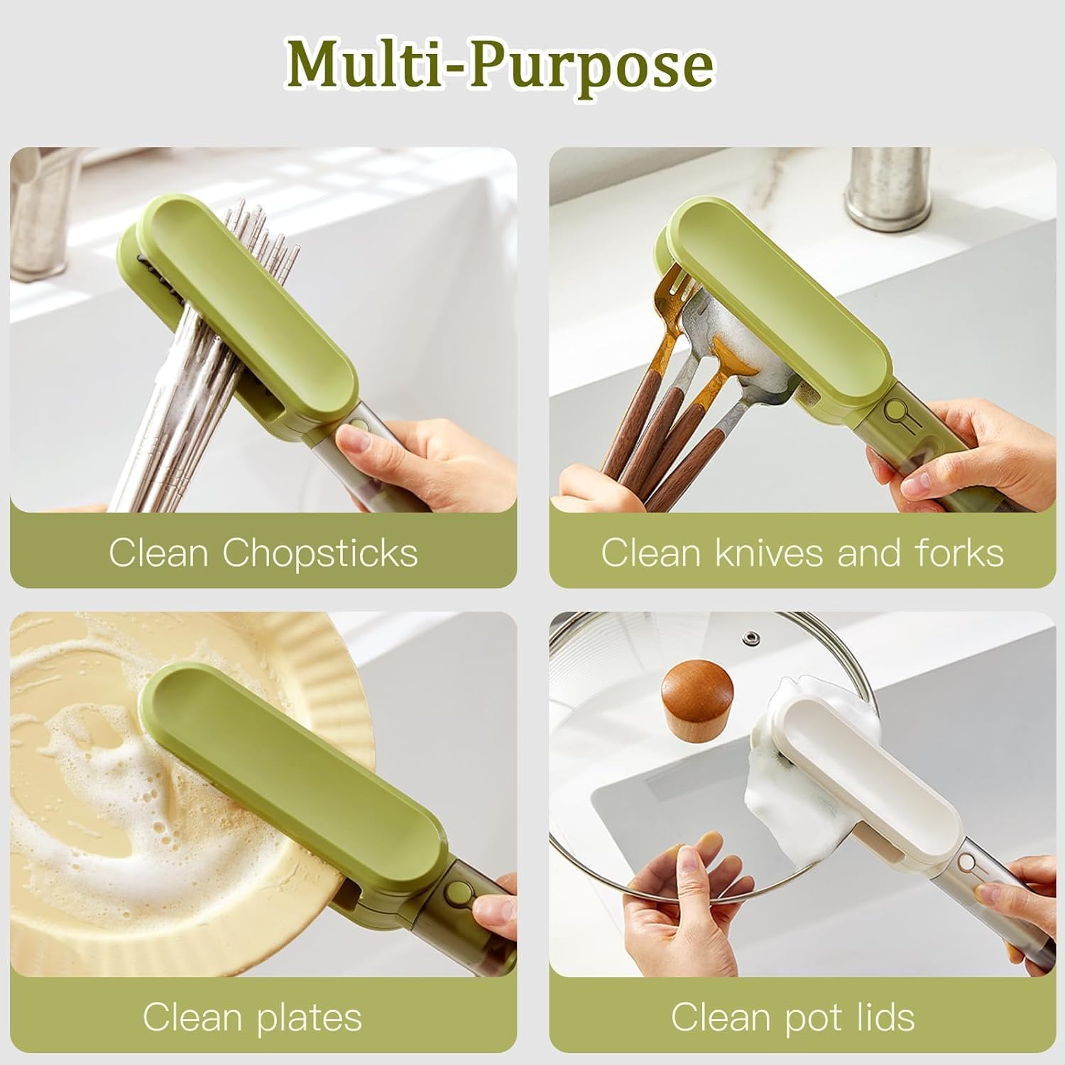 4-in-1 Knife and Cutlery Cleaner (Set of 2)