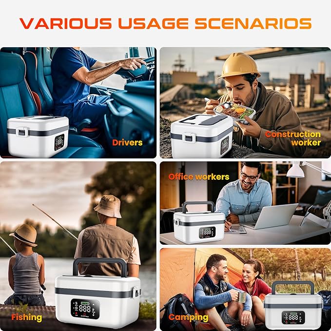 Cordless Electric Heated Lunch Box