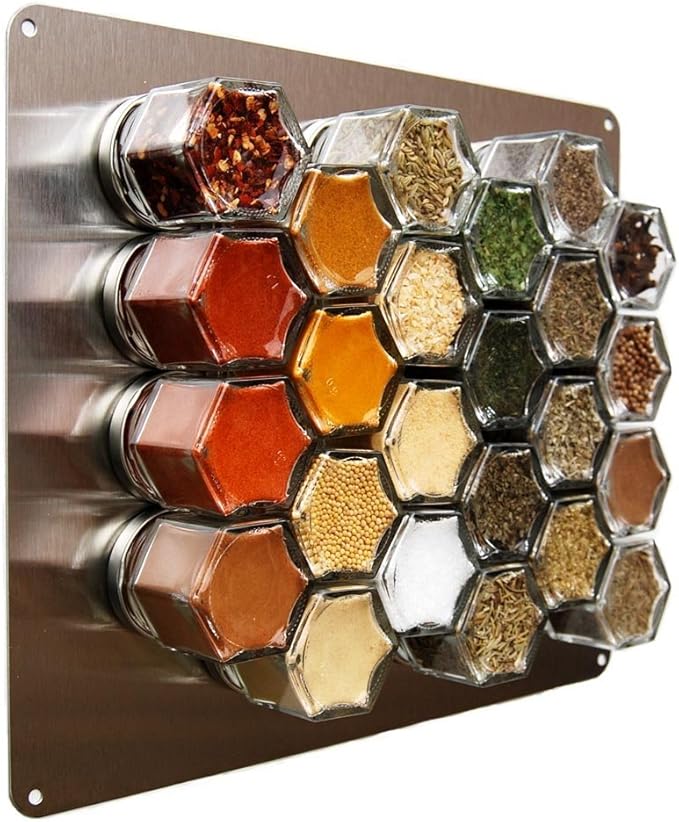 Magnetic Spice Storage Jars
