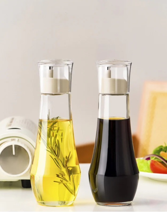 Premium Glass Oil Dispenser (Set of 3)