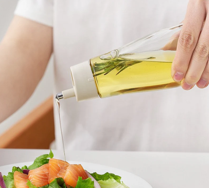 Premium Glass Oil Dispenser (Set of 3)