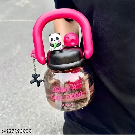 Cute Panda Sipper Bottle with Handle