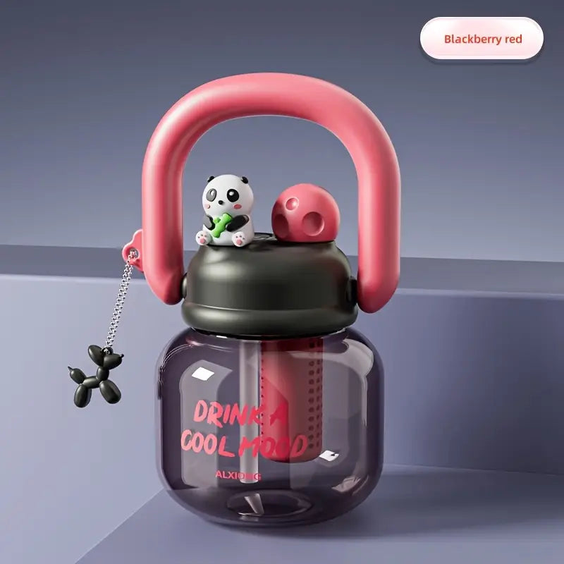 Cute Panda Sipper Bottle with Handle
