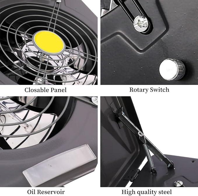 High-Power Window Exhaust Fan