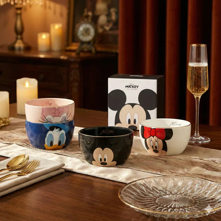 Mickey & Friends Cartoon Bowl Set