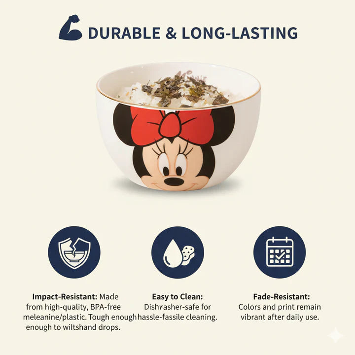 Mickey & Friends Cartoon Bowl Set