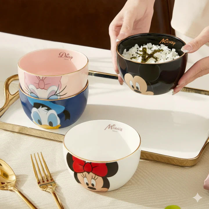 Mickey & Friends Cartoon Bowl Set