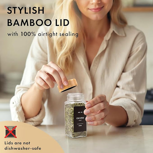 15-Piece Stackable Spice Jars