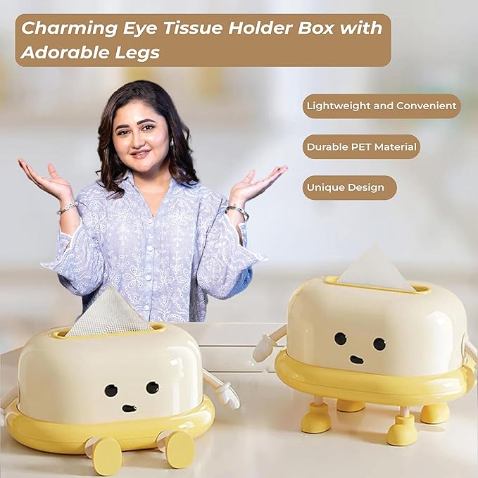 Cute Charming Eye Tissue Holder Box