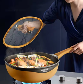 Heat-Resistant Non-Stick Wok Pan