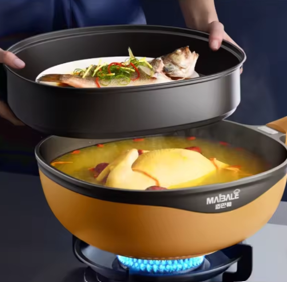 Heat-Resistant Non-Stick Wok Pan