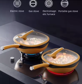Heat-Resistant Non-Stick Wok Pan